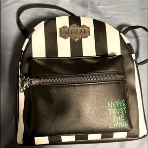 Beetlejuice backpack purse